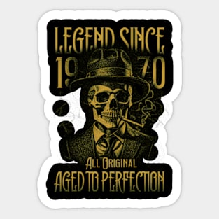 Legend Since 1970 Sticker